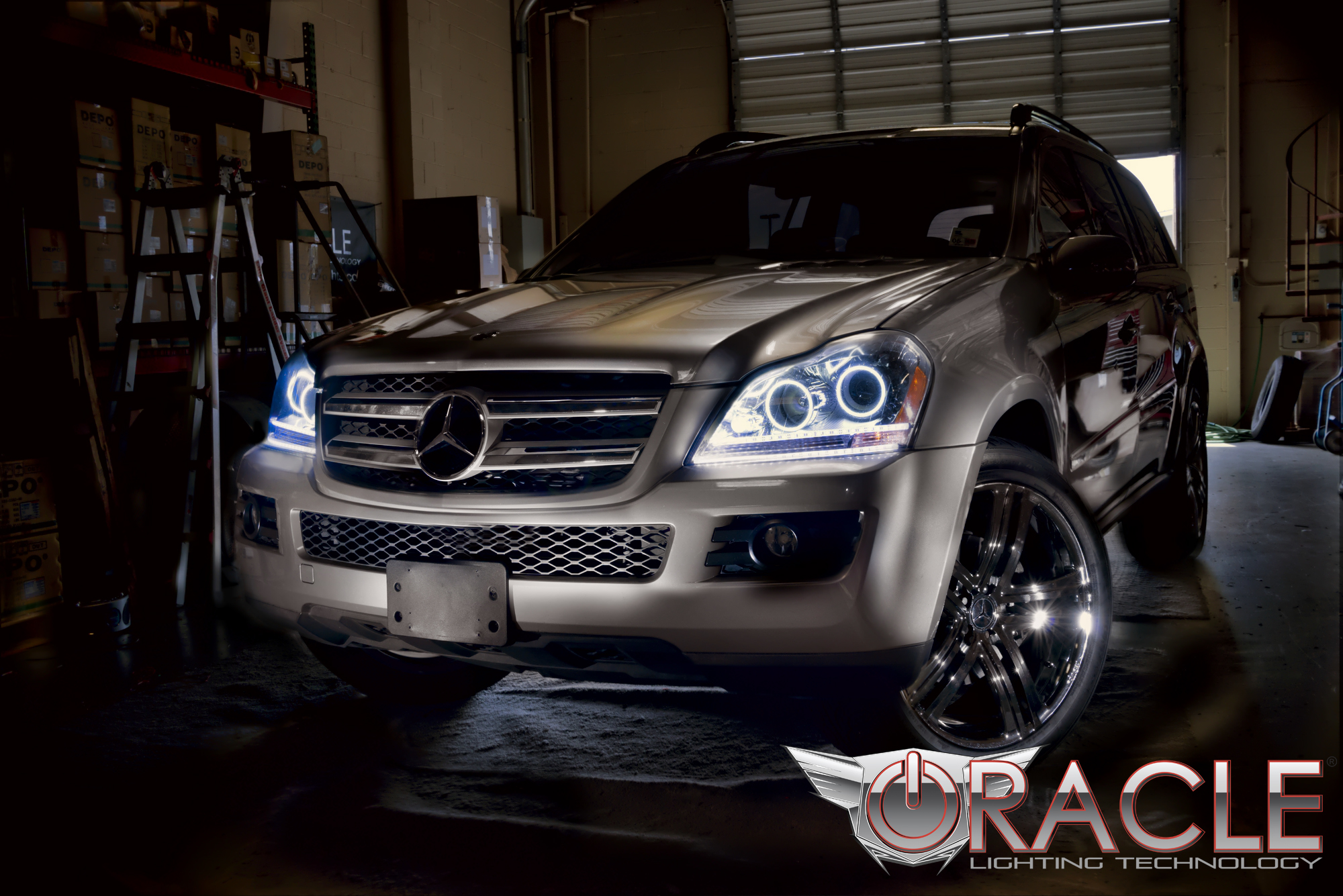 2370-004 - Mercedes GL 450 2007-2012 ORACLE LED Halo Kit